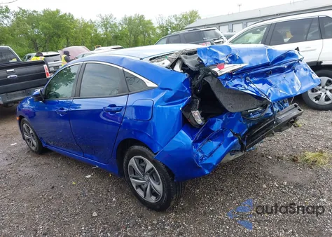 2020 Honda Civic Lx из США, поврежденный, VIN 19XFC2F66LE030527